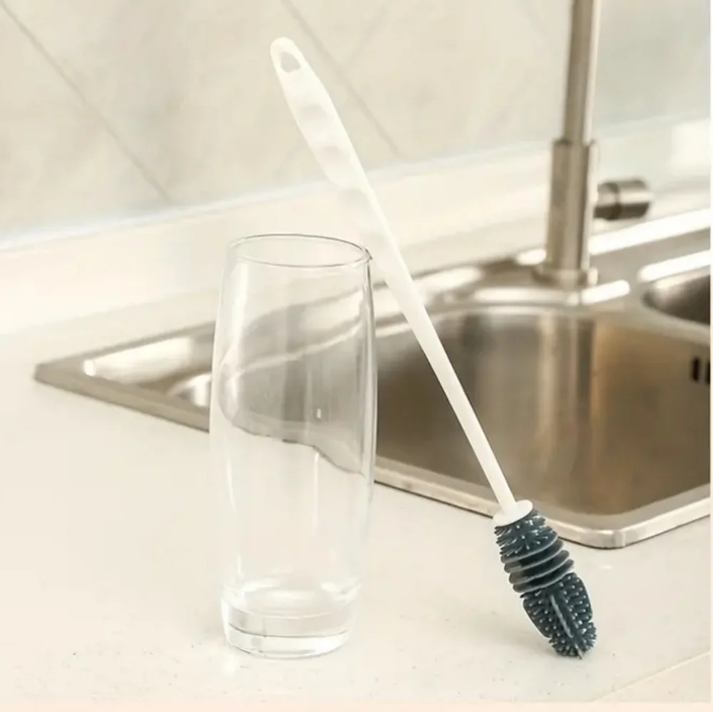 New Long Cup Cleaning Brush - White